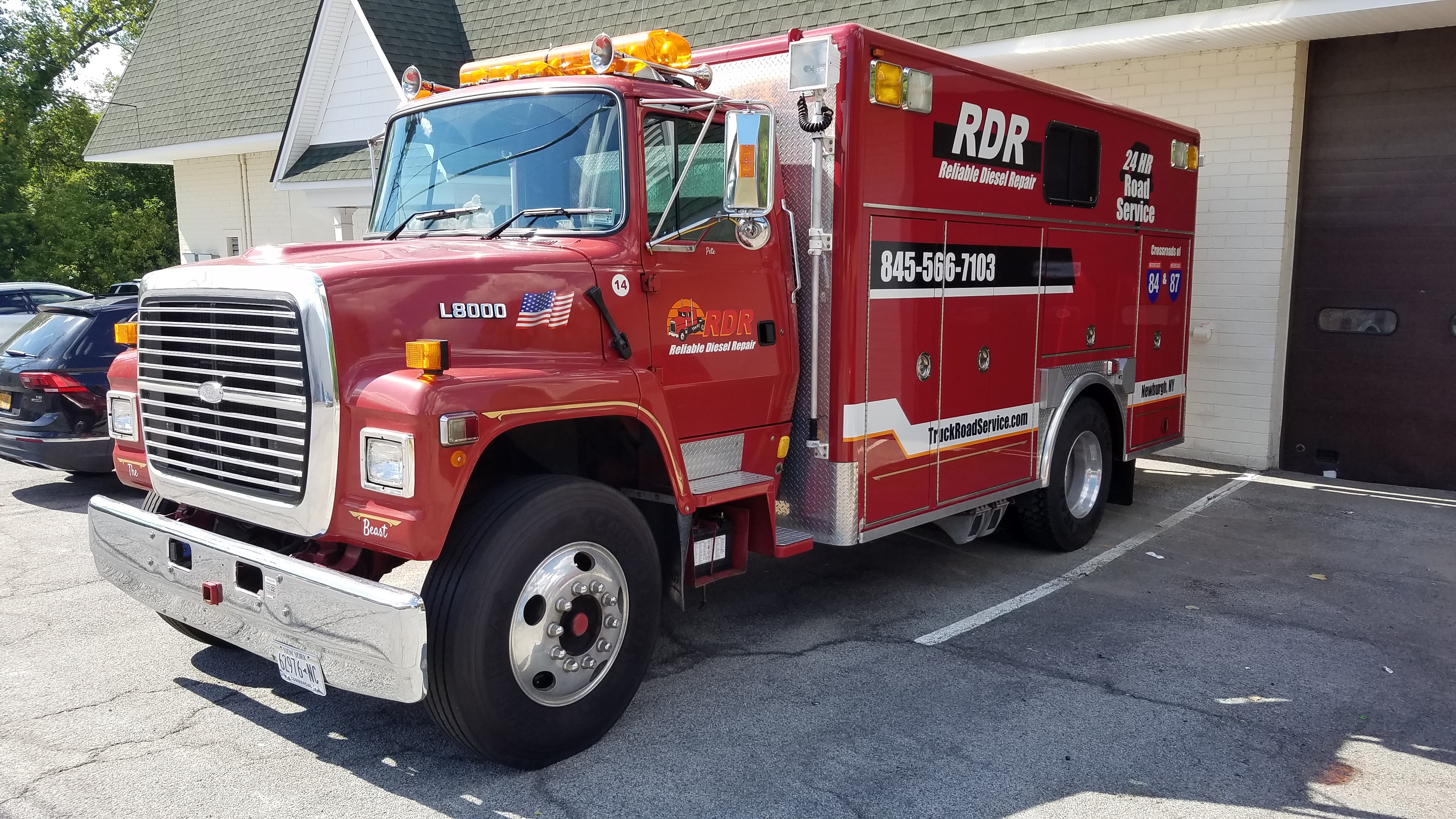 1995 Ford LN8000 with an American Rural Heavy Rescue Vehicle. MD3060 6 Speed Allison